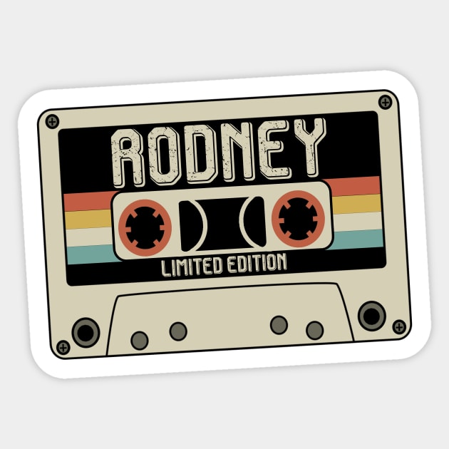 Rodney - Limited Edition - Vintage Style Sticker by Debbie Art